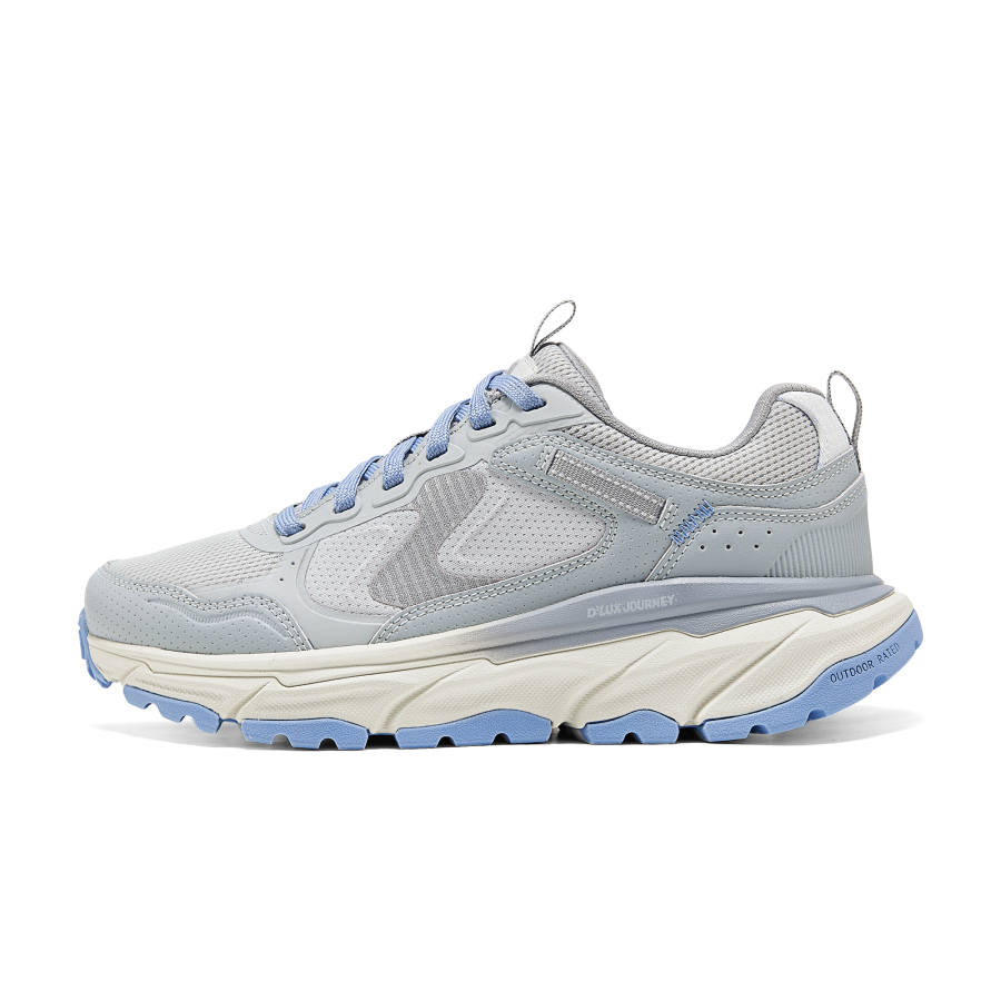 Skechers D'LUX JOURNEY Abrasion Resistant Abrasion Resistant Low top Mountaineering Shoes Women's Gray Blue