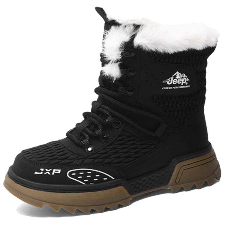 Jeep Jeep Short Snow Boots Men's Black