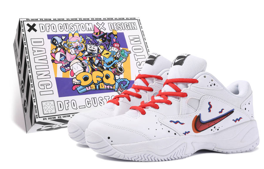 Nike Nike Court Lite 2 Cushioning Slip Resistant Cushioning Slip Resistant Low top Chunky Sneakers Women's Red White