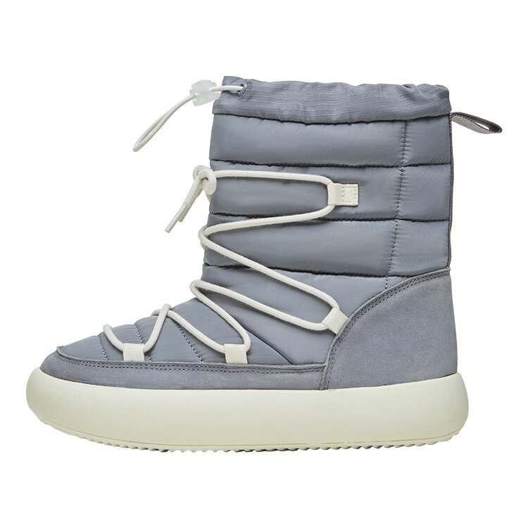 Norman Walsh Abrasion Resistant Fashion Short Mid Calf Snow Boots Unisex Dark Gray