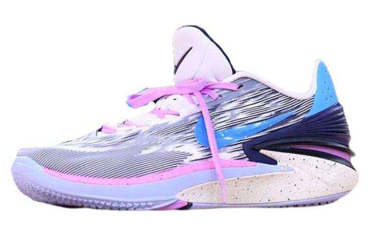 Nike Nike Air Zoom G.T. Cut 2 Abrasion Resistant Breathable Low top Basketball Shoes Men's Blue White