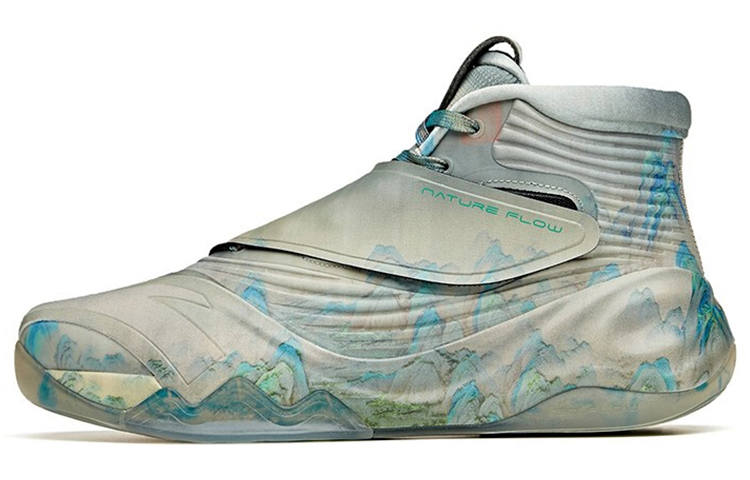 Anta KT6 Thousand Miles Scenery Textile, Synthetic Leather Cushioning Slip Resistant Abrasion Resistant Breathable