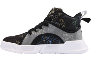 IDX Canvas Shoes Men's High Top Black