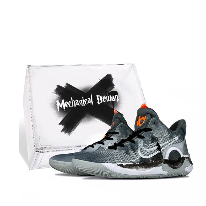 Nike Nike Trey 5 Abrasion Resistant Coverage Mid top Basketball Shoes Men's Black White Gray