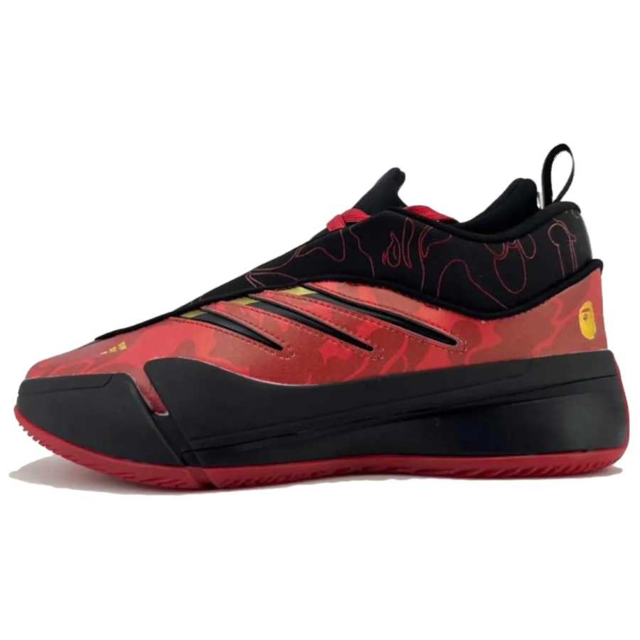 Adidas Dame 9 Bape x Dame 9 Adidas 'Black Scarlet'