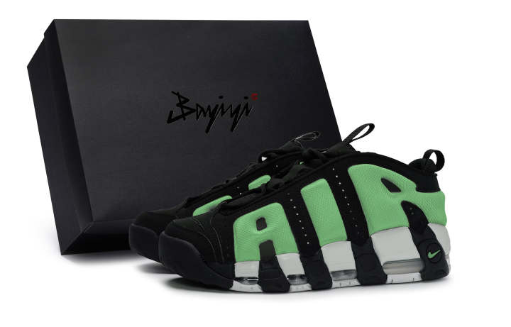 Nike Nike Air More Uptempo LOW 811 Manufacturing, Exoplanetary Light Green, Special Shoe Box