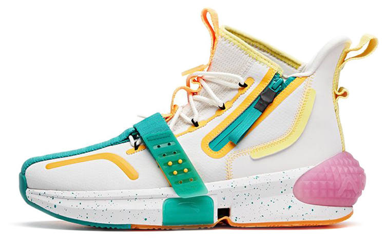 ANTA Dragon Ball Super x Anta 'Gotenks Cushioning Slip Resistant Abrasion Resistant High top Basketball Shoes