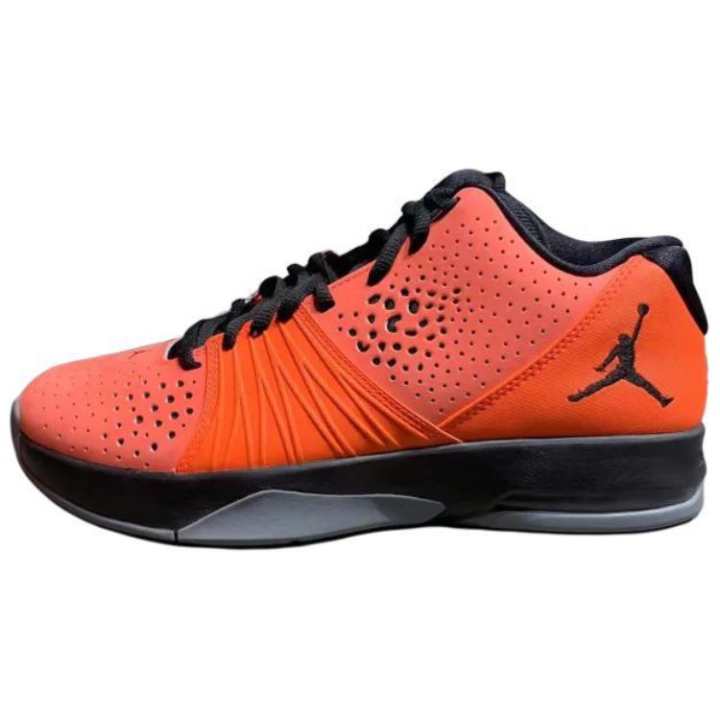 Jordan Jordan Slip Resistant Abrasion Resistant Low top Basketball Shoes Men's Red