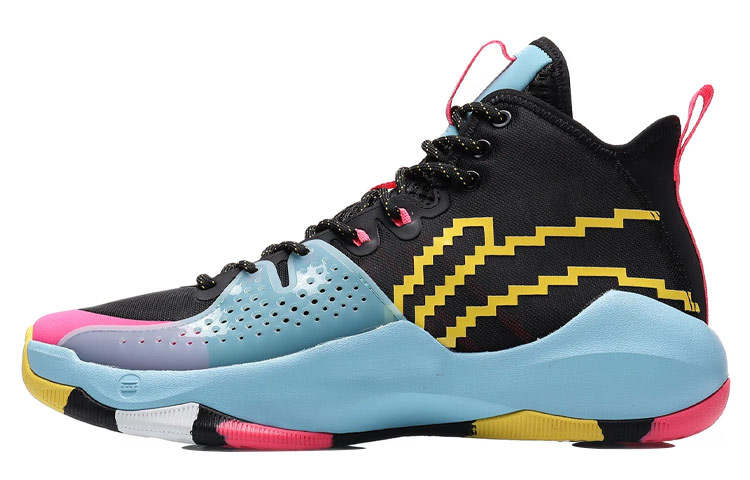 Li-Ning Li Ning Combat Hi Sonic Basketball Shoes Men's Black Blue