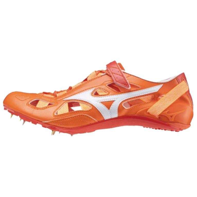 Mizuno Orange Track And Field Shoes Unisex Low top