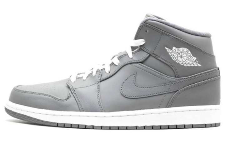 Jordan Jordan 1 Mid Cool Grey White