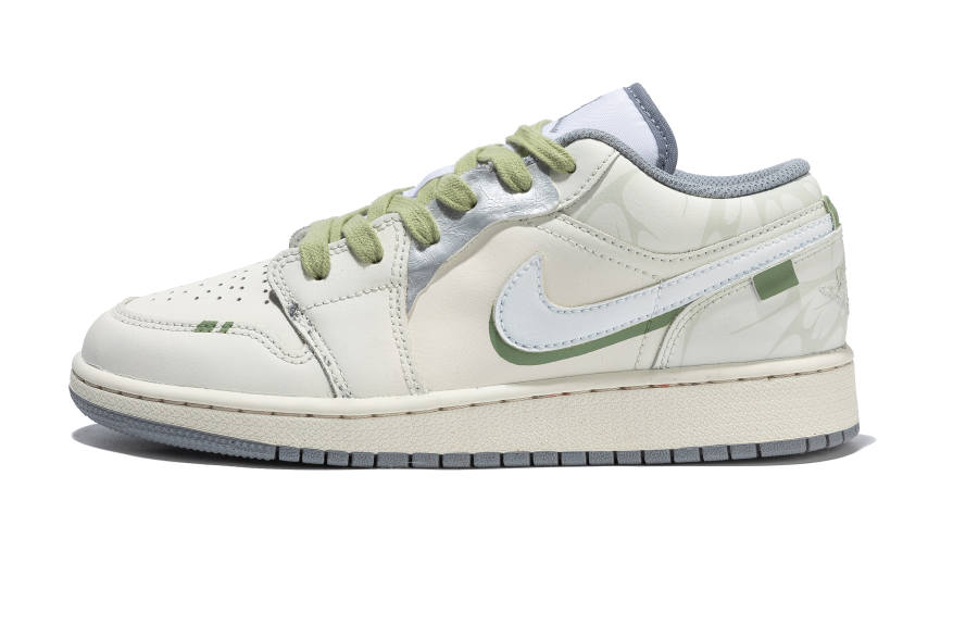 Jordan Jordan Air Jordan 1 The Wizard Of The Green Shadow Slip Resistant Abrasion Resistant Slip Resistant Abrasion Resistant