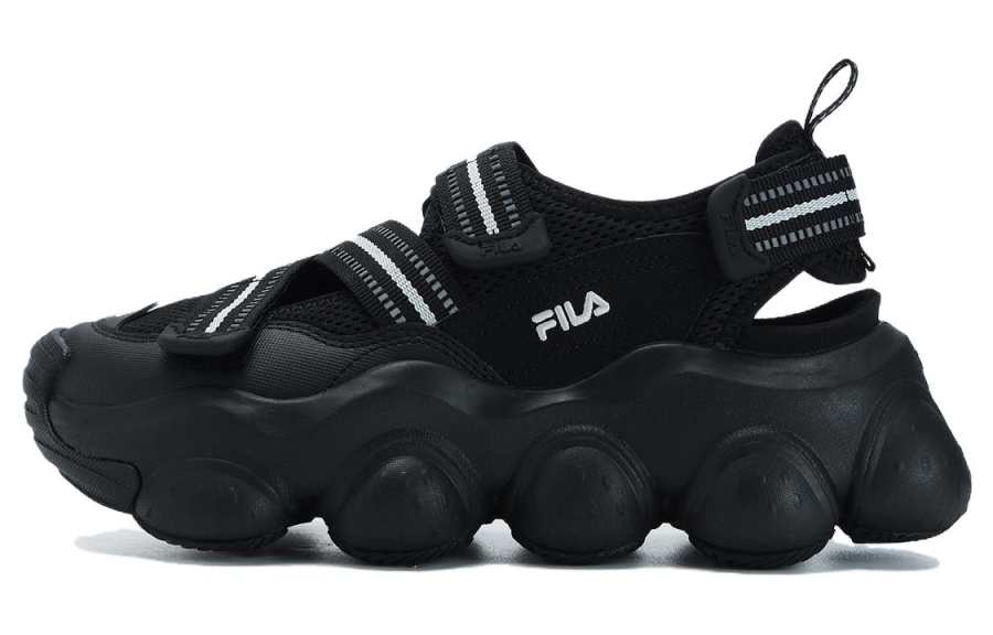 FILA FRAGOLA Height Increasing Abrasion Resistant River Trekking Shoes Women's Black White