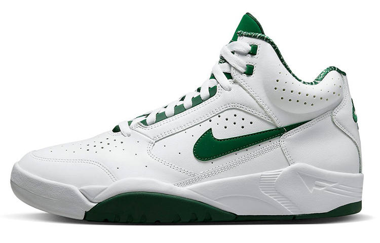 Nike Nike Air Flight Lite Mid 'Gorge Green' Cushioning Slip Resistant Abrasion Resistant Mid top Basketball Shoes Men's
