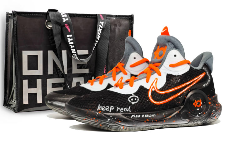 Nike Nike KD Trey 5 IX Mid top Basketball Shoes Unisex Sun Orange