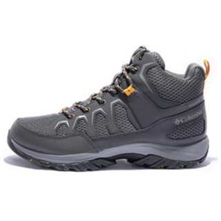 Columbia Slip Resistant Abrasion Resistant Mid top Hiking Shoes Men's Gray