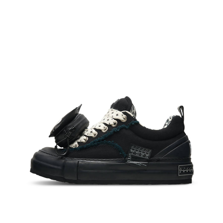 XVESSEL VESSEL Low top Canvas Shoes Unisex Black