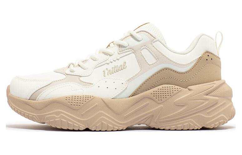361° Croissant Abrasion Resistant Abrasion Resistant Low top Chunky Sneakers Women's Feather White