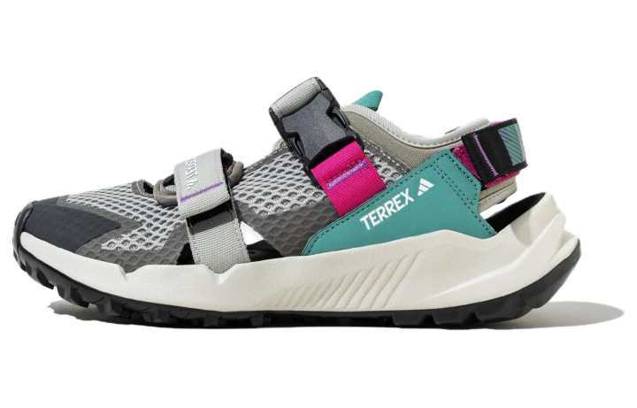 Adidas Adidas Terrex Hydroterra Breathable River Trekking Shoes Unisex Gray Blue