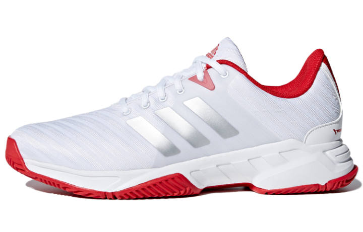 Adidas Adidas Barricade Tennis Shoes Men's Low Top White/Red