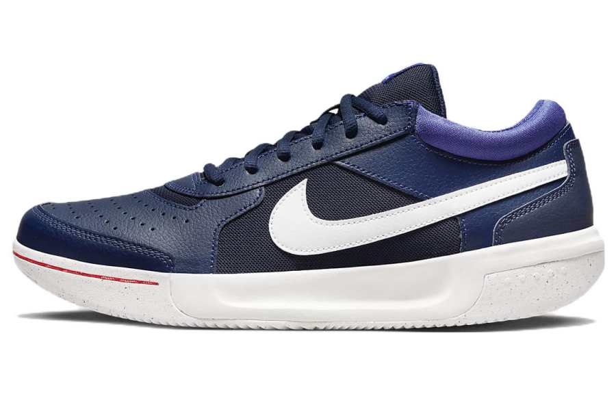 Nike Nike Court Zoom Lite 3 Textile, Leather Cushioning Slip Resistant Abrasion Resistant