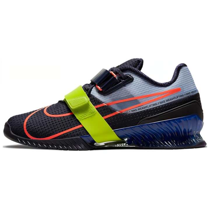 Nike Nike Romaleos 4 Cushioning Slip Resistant Cushioning Slip Resistant Low top Training Shoes Men's Black Blue Green