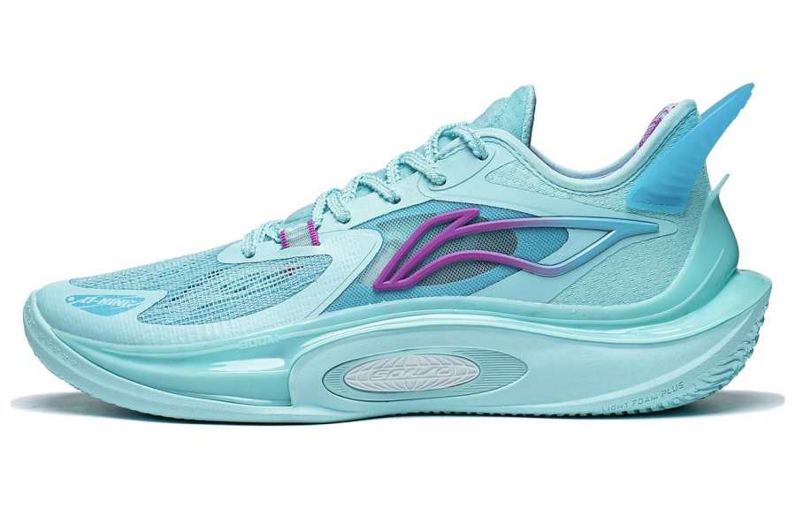 Li-Ning Li Ning SONIC 11 V2 Comfortable Cushioning Slip Resistant Low top Basketball Shoes Men's Island Blue