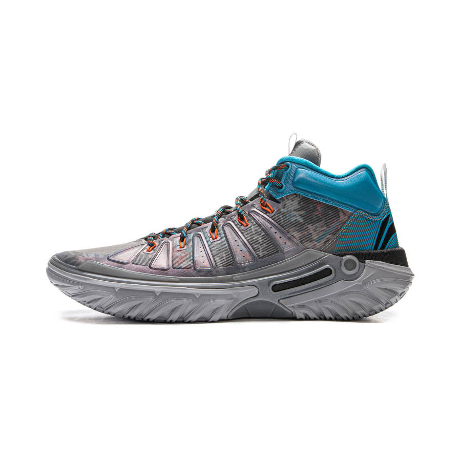 Li-Ning Li Ning Jie Ao 2High Basketball Shoes Men's High Top Shark Gray/Black