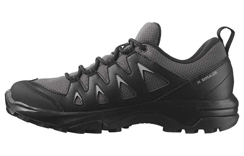 SALOMON X Braze Gtx W Fabric Comfortable Slip Resistant Abrasion Resistant Low top Outdoor Shoes Women's Black