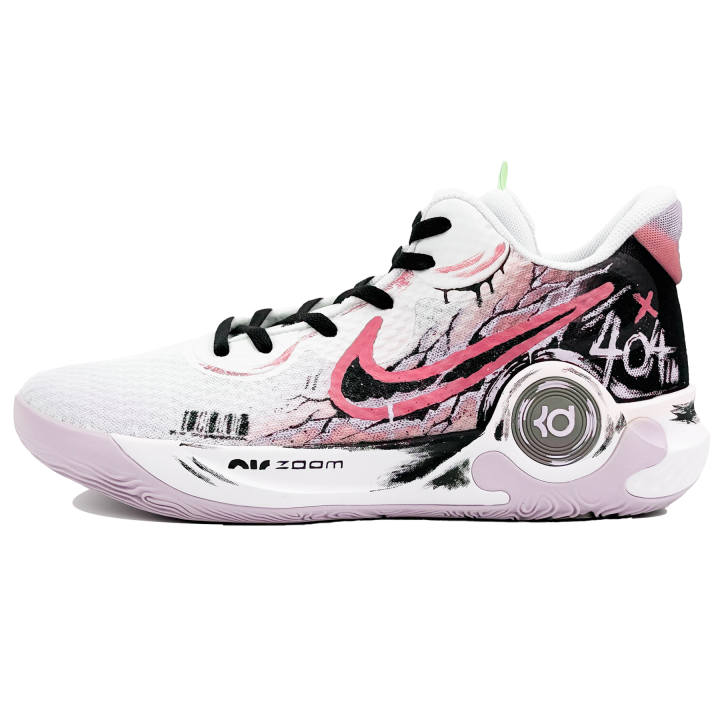 Nike Nike KD Trey 5 IX Cushioning Breathable Rebound Grip Low top Basketball Shoes Men's Pink