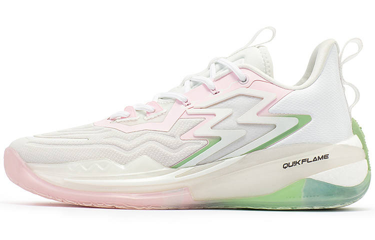 361° Big3 3.0 Pro Low top Basketball Shoes Men's Gray Pink