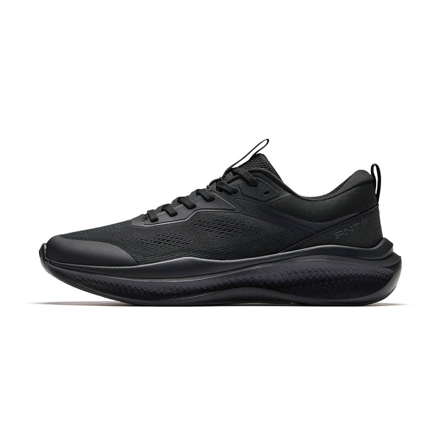 Anta Easy Collection Fabric Low top Training Shoes Men's Black/Castle Gray