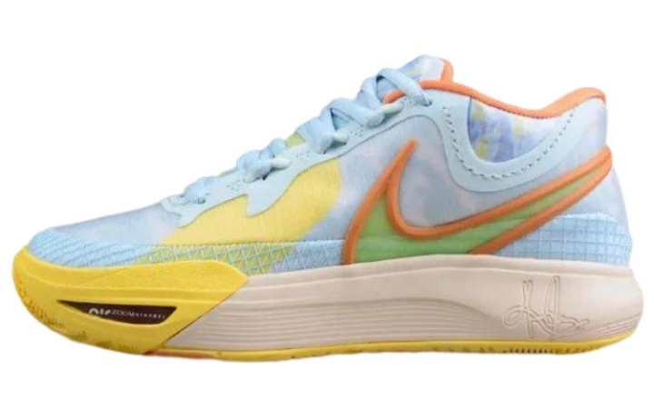 Nike Nike Kyrie 8 Kyrie 8 Comfortable Round Toe Mid top Basketball Shoes Unisex Yellow Gray Blue International Version