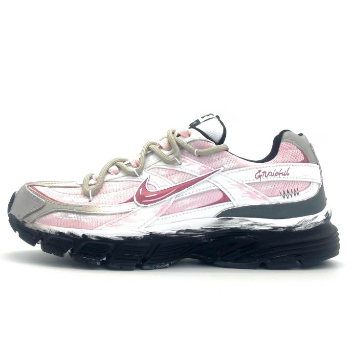 Nike Nike Initiator Textile, Leather Cushioning, Wear Resistant Low top Casual Running Shoes Unisex Pink