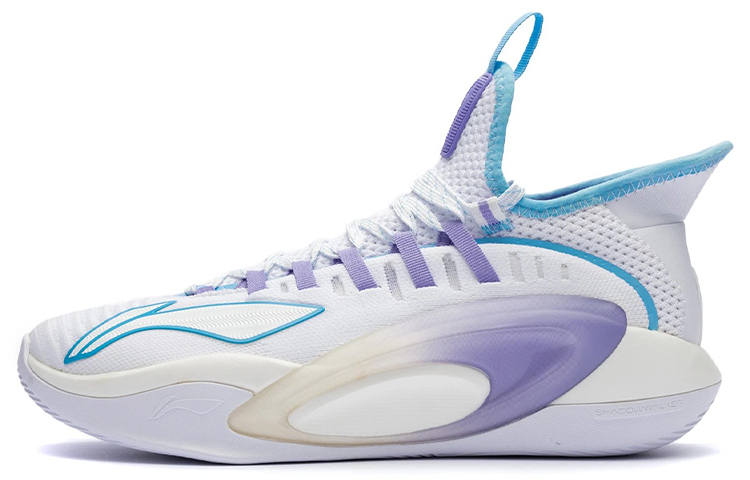 Li-Ning LiNing Phantom Cushioning Anti-Slip And Wear-Resistant Coverage Support Low-Top Basketball Shoes Standard White