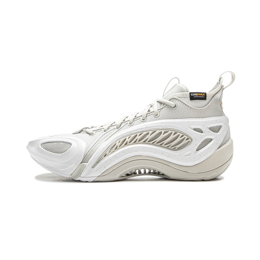 Li-Ning Li Ning BadFive Air 1 Super Basketball Shoes Men's Mid Top Waterdrop Gray
