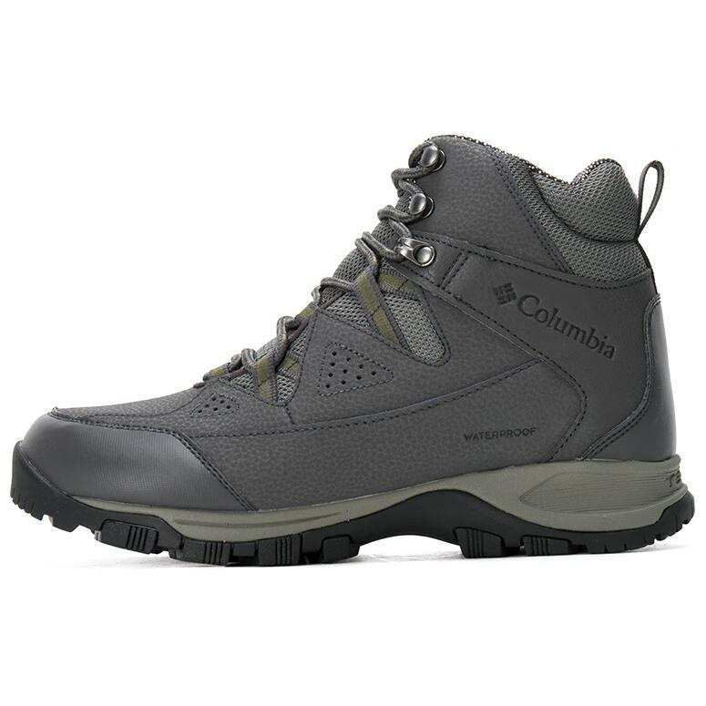 Columbia Slip Resistant And Breathable High top Mountaineering Shoes Men's Gray