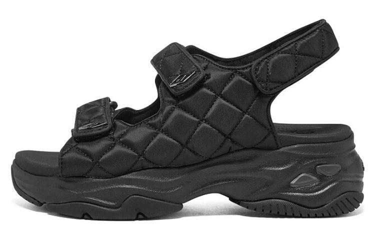 Skechers D'LITES 4.0 Slip Resistant Abrasion Resistant Sports Sandals Women's Black