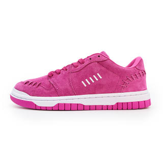 YIGUANG Vintage Jazz Style Slip Resistant Abrasion Resistant Low top Canvas Shoes Unisex Pink