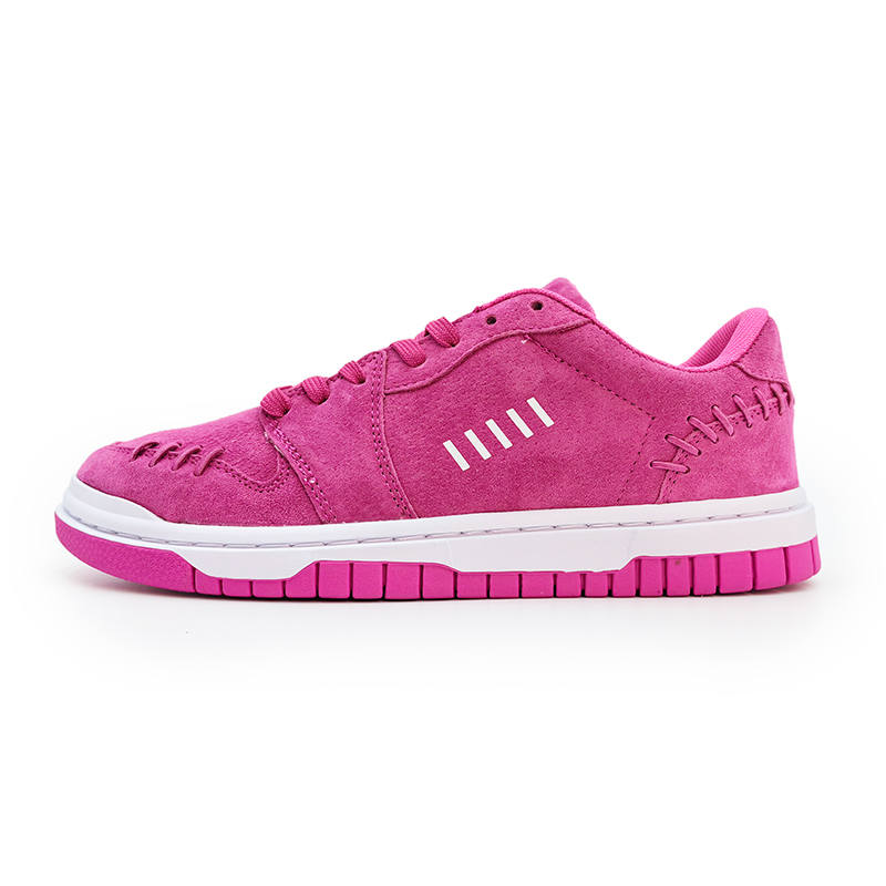 YIGUANG Vintage Jazz Style Slip Resistant Abrasion Resistant Low top Canvas Shoes Unisex Pink