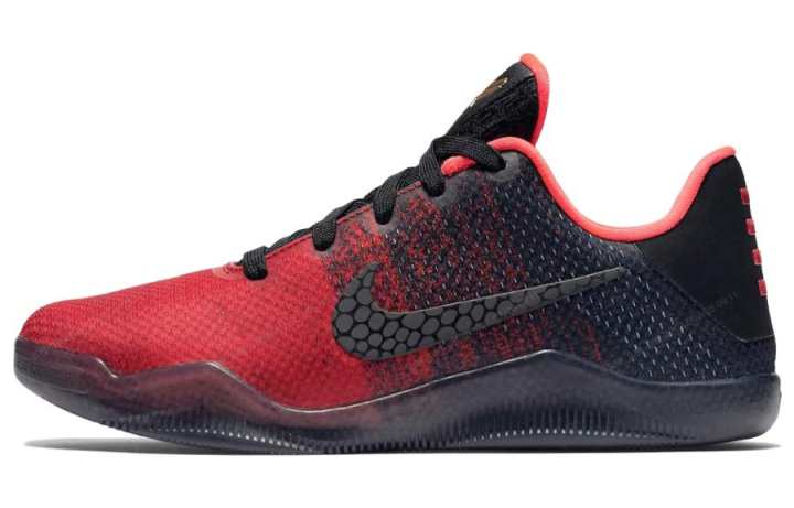 Nike Nike Kobe 11 TD Slip Resistant Low top Basketball Shoes Women's Red