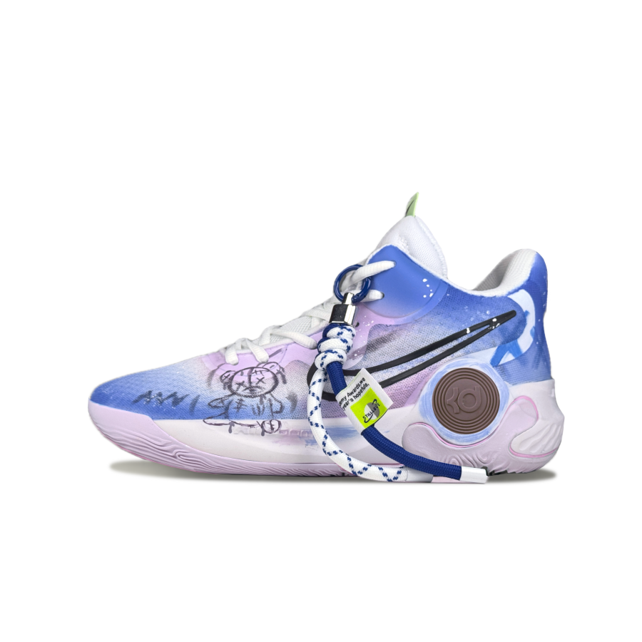 Nike Nike KD Trey 5 IX Vintage Basketball Shoes Unisex Mid Top Blue Purple