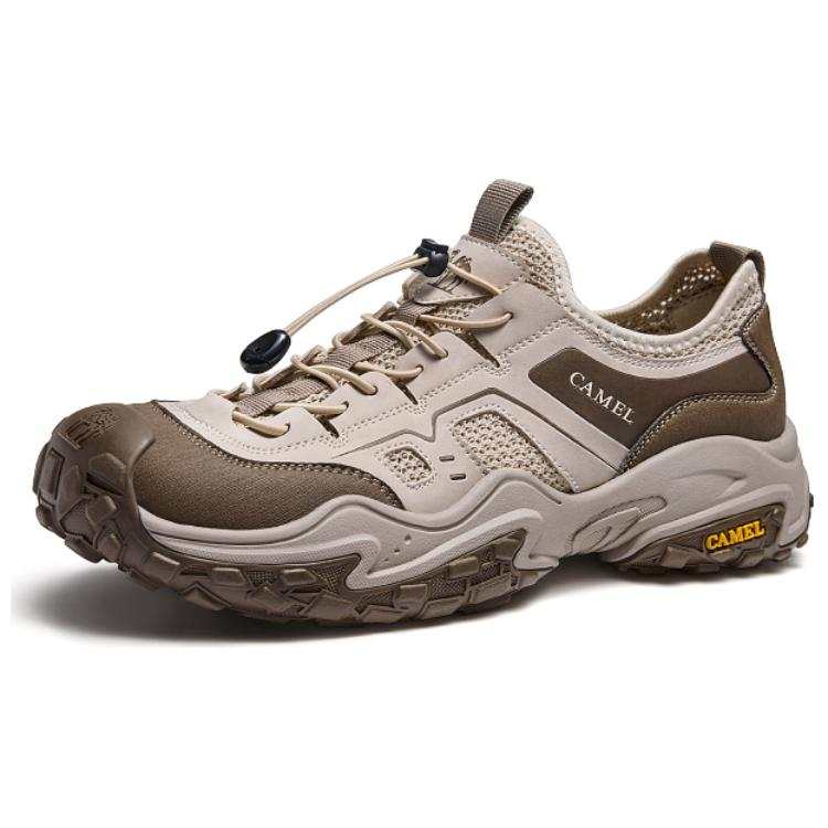 CAMEL Slip Resistant Abrasion Resistant Grip Low top Mountaineering Shoes Men's