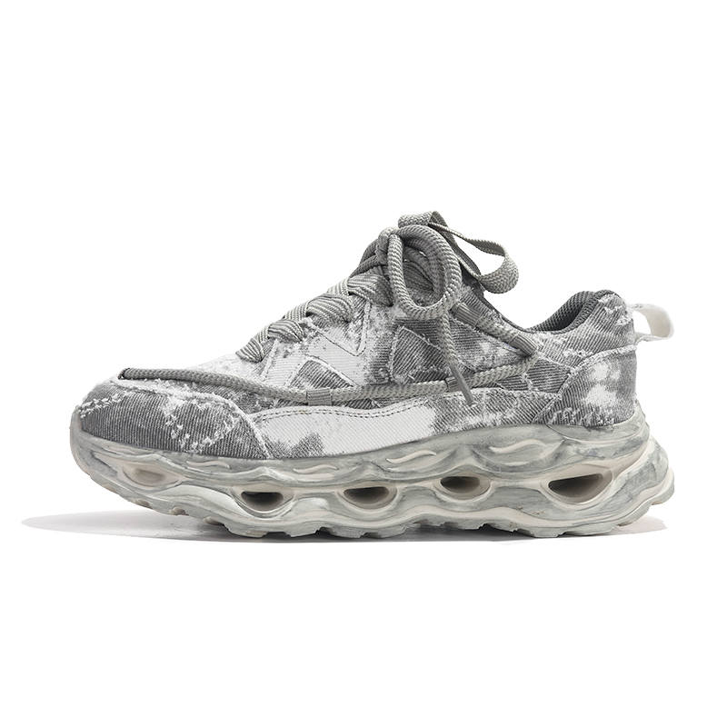 Jifffly Cushioning Slip Resistant Breathable Lightweight Low top Chunky Sneakers Unisex