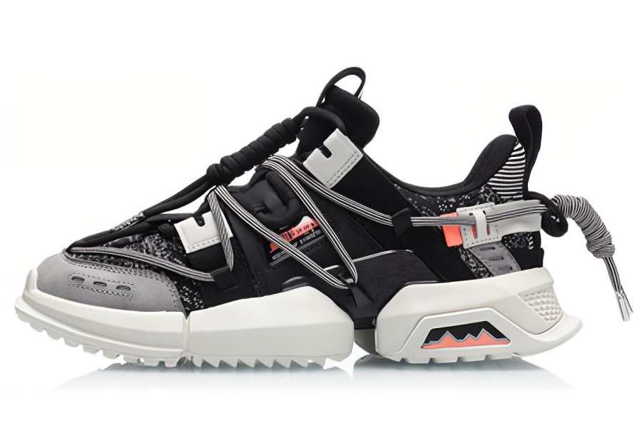 Li-Ning Li Ning Chunky Sneakers Women's Low Top Black/White