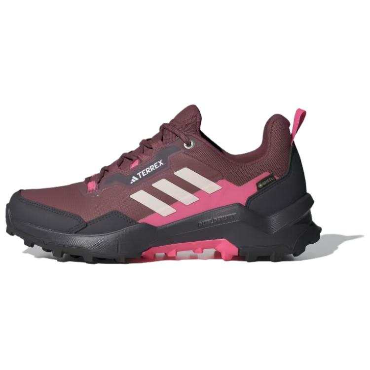 Adidas Adidas Terrex Ax4 GORE TEX Waterproof And Breathable Low top Hiking Shoes Women's Dark Red