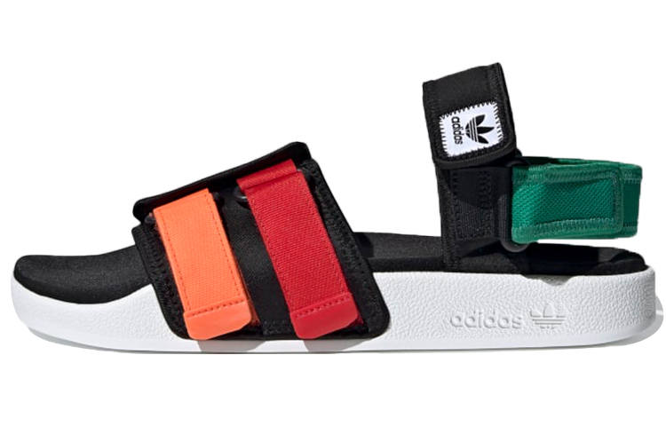 Adidas Originals Adidas Adilette Sandal 4.0 'Black Scarlet True Orange'