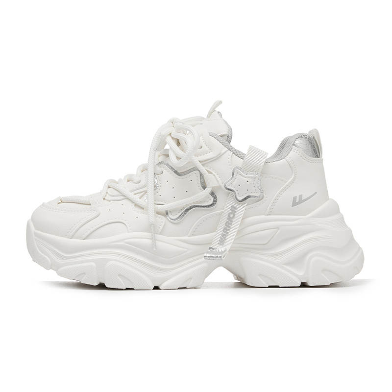 Warrior Height Increasing Abrasion Resistant Low top Chunky Sneakers Women's