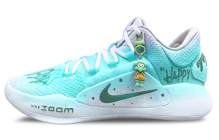Nike Nike Hyperdunk X Slip Resistant Abrasion Resistant Low top Basketball Shoes Men's Green White