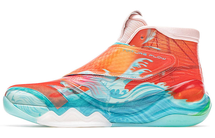 Anta KT6 'Koi Fish' Koi Fish Cushioning Slip Resistant Abrasion Resistant Coverage High top Basketball Shoes Men's
